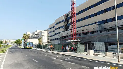 Paradas de Aucorsa en el Hospital Universitario Reina Sof&iacute;a FOTO CCOO