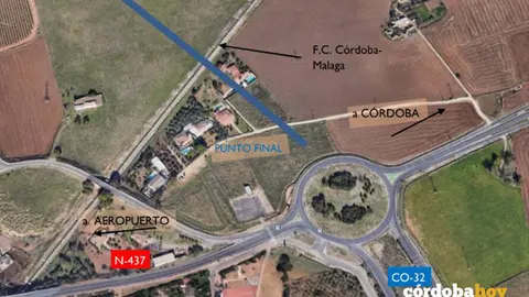 Zona donde se va a actuar con la Variante Oeste IMAGEN MINISTERIO DE TRANSPORTES Y MOVILIDAD SOSTENIBLE