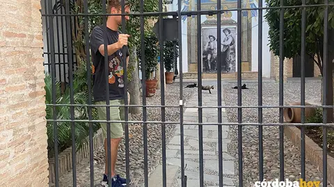 El turista que se qued&oacute; encerrado en el Zoco hace unos d&iacute;as FOTO NODO CORDUBA