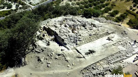 El yacimiento del Cerro de la Merced de Cabra FOTO JUNTA DE ANDALUC&Iacute;A