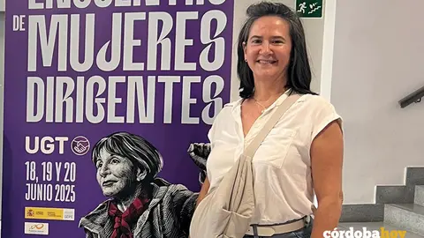 La secretaria general de UGT provincial, Encarna Laguna FOTO UGT