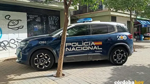 Un coche patrulla de la Polic&iacute;a Nacional en C&oacute;rdoba FOTO EUROPA PRESS
