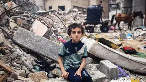 Un menor en Gaza FOTO UNICEF/UNI463724/EL BABA