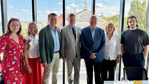 La delegaci&oacute;n cordobesa en el Instituto Chopin de Varsovia FOTO AYUNTAMIENTO DE C&Oacute;RDOBA