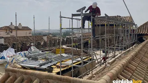 Los trabajos de la intervenci&oacute;n de emergencia en la Mezquita-Catedral contin&uacute;an a buen ritmo
FOTO CABILDO CATEDRAL