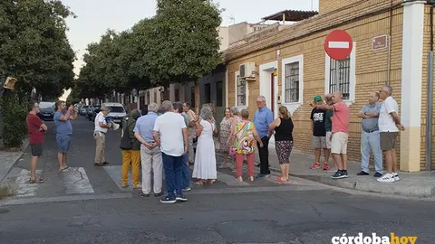 Movilizaci&oacute;n ayer del Distrito Sur por la calle Rey Don Pelayo FOTO CONSEJO DE DISTRITO SUR