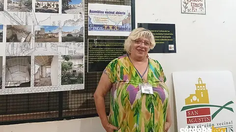 Pilar Garc&iacute;a Ruiz, presidenta de la Asociaci&oacute;n Vecinal Galea Vetus FOTO GALEA VETUS