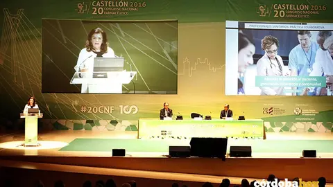 La presidenta de la Federaci&oacute;n Internacional Farmac&eacute;utica, Carmen Pe&ntilde;a FOTO COMUNICACI&Oacute;N CONSEJO GENERAL COLEGIOS FARMAC&Eacute;UTICO