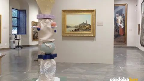Una de las salas del Museo de Bellas Artes de C&oacute;rdoba, durante el desarrollo del programa 'Doble Tempo', para la promoci&oacute;n de artistas emergentes FOTO JUNTA DE ANDALUC&Iacute;A