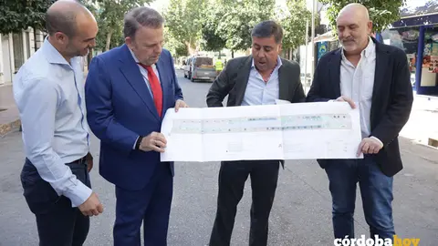 Presentaci&oacute;n del proyecto para la peatonalizaci&oacute;n definitiva de La Vi&ntilde;uela, en una imagen de archivo FOTO AYUNTAMIENTO DE C&Oacute;RDOBA