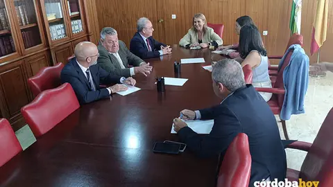 Encuentro de esta ma&ntilde;ana en la Subdelegaci&oacute;n para hablar de la energ&iacute;a el&eacute;ctrica den la Zona Norte de la provincia