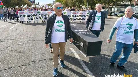 Manifestaci&oacute;n en defensa de la sanidad p&uacute;blica en C&oacute;rdoba, en una imagen der archivo FOTO CCOO