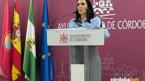 La viceportavoz del PSOE en el Ayuntamiento de C&oacute;rdoba, Mamen Gonz&aacute;lez FOTO PSOE