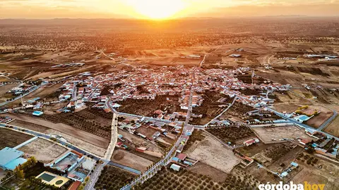 Las localidad cordobesa de Villaralto vista desde el cielo FOTO FACEBOOK DEL AYUNTAMIENTO DE VILLARALTO