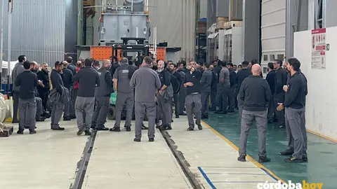 Trabajadores de Hitachi Energy se encierran por una nueva sanci&oacute;n al presidente del comit&eacute; de empresa, en una imagen de archivo FOTO CCOO