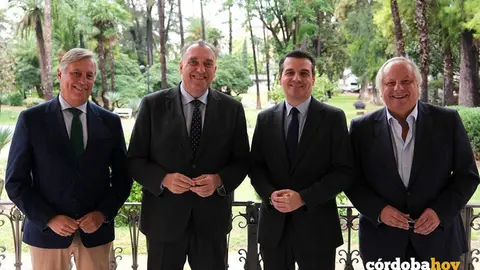 Miguel Mirones, Arturo Bernal, Jos&eacute; Mar&iacute;a Bellido y Jos&eacute; Carlos Escribano FOTO AYUNTAMIENTO DE C&Oacute;RDOBA