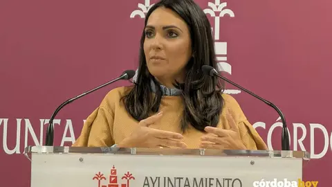 La viceportavoz del PSOE en el Ayuntamiento de C&oacute;rdoba, Carmen Gonz&aacute;lez FOTO PSOE
