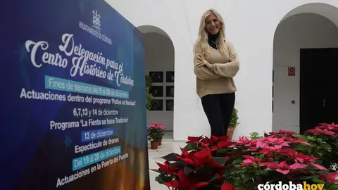 La concejal de Centro Hist&oacute;rico, Lourdes Morales FOYO AYUNTAMIENTO DE C&Oacute;RDOBA