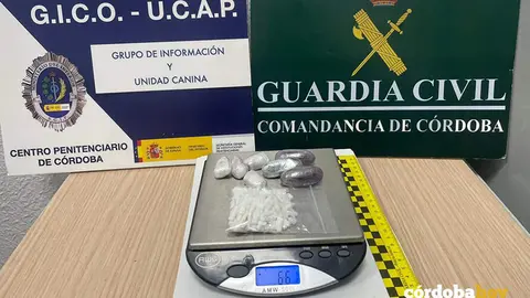 La droga incautada en la Prtisi&oacute;n de c&oacute;rdoba FOTO GUARDIA CIVIL