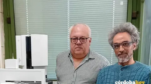 Los investigadores &Oacute;scar Ballesteros y Leonardo Velasco FOTO JUNTA DE ANDALUC&Iacute;A