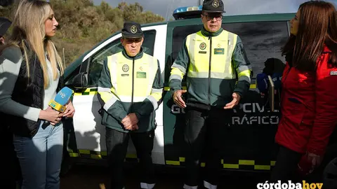&Aacute;ngel Ayala y Arturo Carmona, los primeros agentes de la Guardia Civil en llegar al lugar del accidente ferroviario de Adamuz FOTO FRANCISCO J. OLMO / EUROPA PRESS