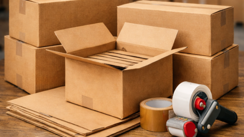 Cajas de cart&oacute;n a medida y cinta precinto en M&aacute;laga: embalaje profesional para empresas y env&iacute;os<br>                        <br>                        <br>                      