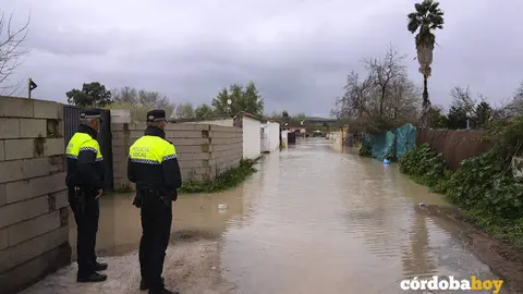Inundaciones en las barriadas perif&eacute;ricas de la capital, en una imagen de archivo