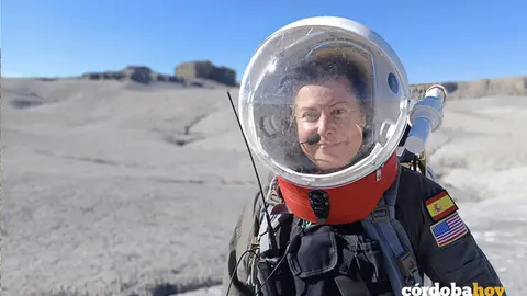 Maril&oacute; Torres, en la misi&oacute;n an&aacute;loga de Utah