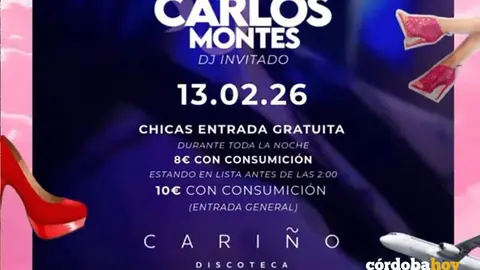 La publicidad de la discoteca Cari&ntilde;o que Facua considera discriminatorias y sexista IMAGEN FACUA C&Oacute;RDOBA