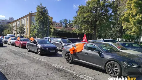 Caravana de protesta de los trabajadores de Hitachi Energy en C&oacute;rdoba FOTO EUROPA PRESS