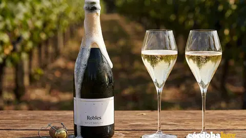 El Robles 24 Meses Brut Nature ganador de una Medalla de Oro en Alemania FOTO BODEGAS ROBLES