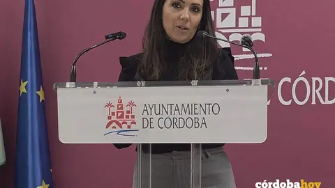 La concejala socialista Mamen Gonz&aacute;lez FOTO PSOE