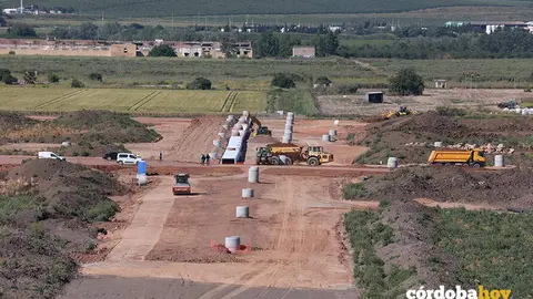 Vista general de las obras de la futura Base Log&iacute;stica del Ej&eacute;rcito de Tierra, en una imagen de archivo FOTO ROC&Iacute;O RUZ / EUROPA PRESS