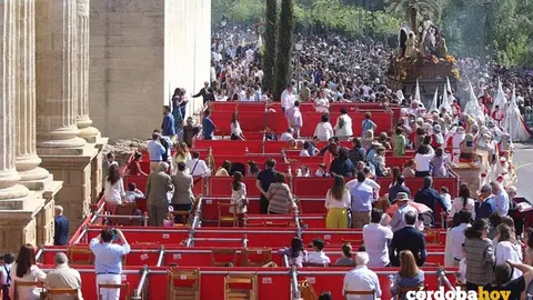 La procesi&oacute;n de La Borriquita en la Carrera Oficial de la Semana Santa de C&oacute;rdoba, en una imagen de archivo FOTO AGRUPACI&Oacute;N DE COFRAD&Iacute;AS DE C&Oacute;RDOBA