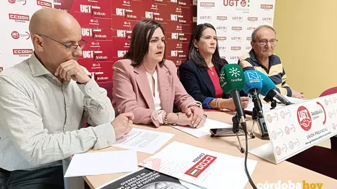 Presentaci&oacute;n del dec&aacute;logo de salud labora de UGT y CCOO FOTO UGT