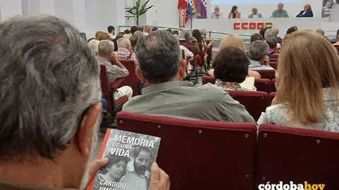 Presentaci&oacute;n del libro de C&aacute;ndido Jim&eacute;nez, 'Memoria de una vida' FOTO CCOO