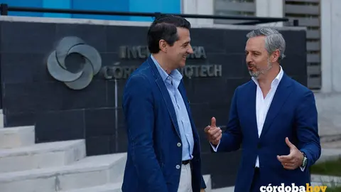 Jos&eacute; Mar&iacute;a Bellido y Juan Bravo en C&oacute;rdoba FOTO PP