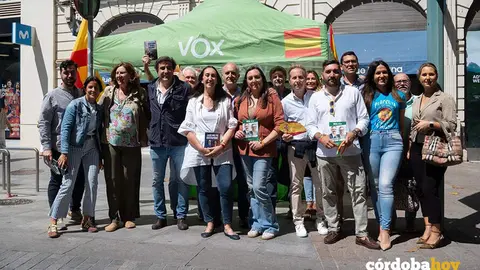 Acto de cierre de la campa&ntilde;a electoral de Vox en la Plaza de Las Tendillas de C&oacute;rdoba FOTO VOX