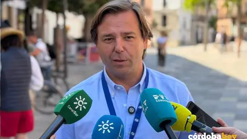 Antonio Repullo, tras emitir su voto FOTO PP