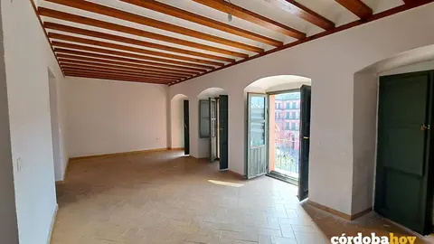 Interior de una de las nueve viviendas p&uacute;blicas en alquiler de la Plaza de La Corredera FOTO AVRA