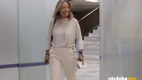 La concejala de Cultura y presidenta del IMAE, Isabel Alb&aacute;s, esta ma&ntilde;ana FOTO RAFA MELLADO SENIOR