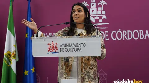 La viceportavoz socialista en el Ayuntamiento de C&oacute;rdoba, Carmen Gonz&aacute;lez, en una imagen de archivo FOTO PSOE