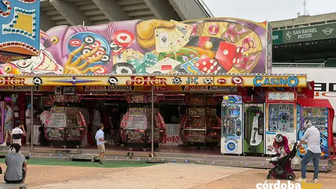 Supuesta atracci&oacute;n con nombre y forma de casino en la Feria de C&oacute;rdoba FOTO FACUA C&Oacute;RDOBA