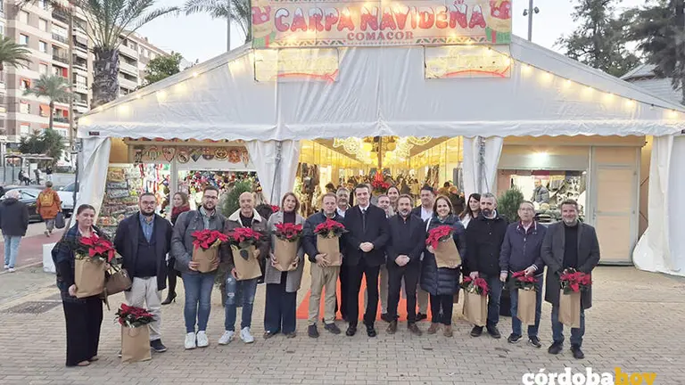 Inauguraci&oacute;n de la carpa navide&ntilde;a de Comacor 2025 FOTO COMACOR