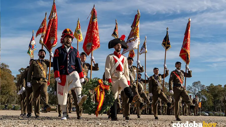 Parada militar de la Brigada 'Guzm&aacute;n el Bueno'&nbsp;X con motivo de su Patrona, la Inmaculada Concepci&oacute;n FOTO BRI X