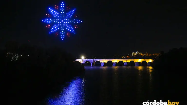 Espect&aacute;culo navide&ntilde;o de drones