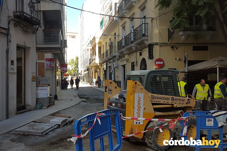 Obras calle Burgos