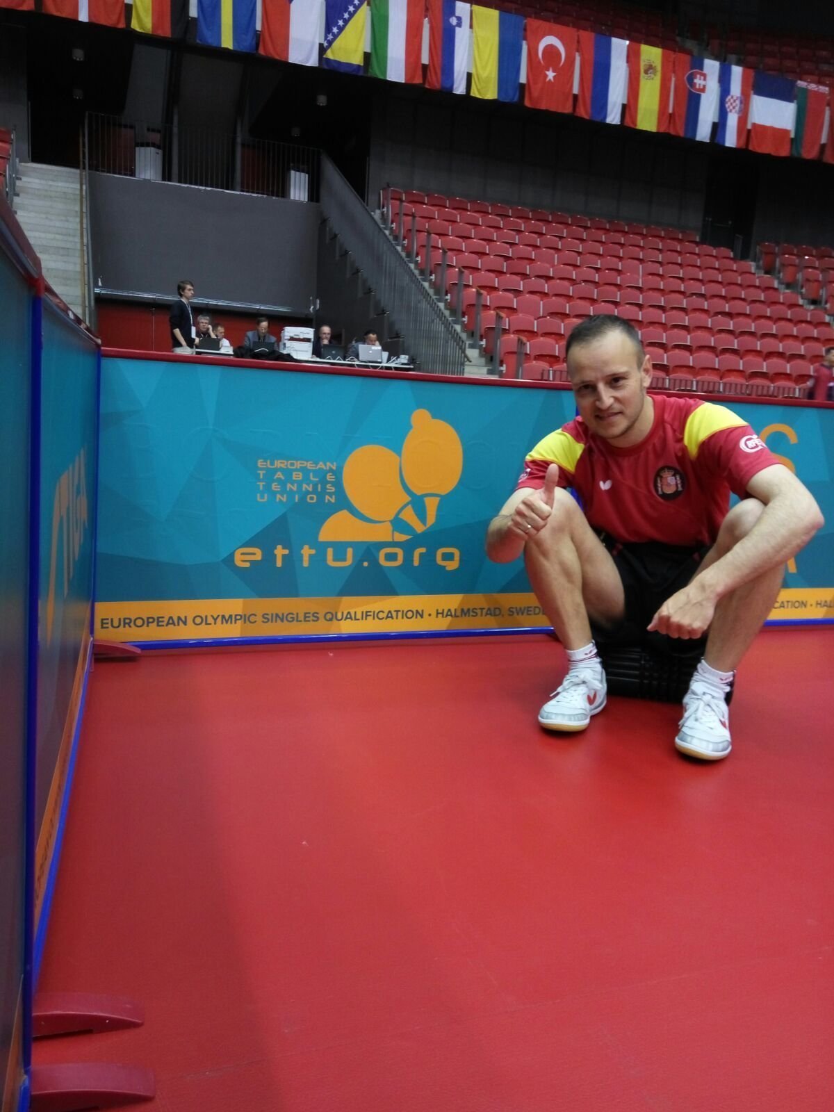 CARLOS MACHADO Pre Olimpico Suecia