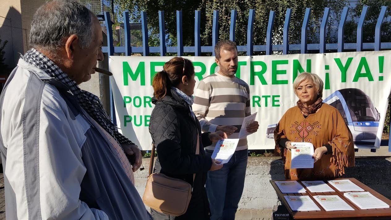 Plataforma Metrotren en Levante