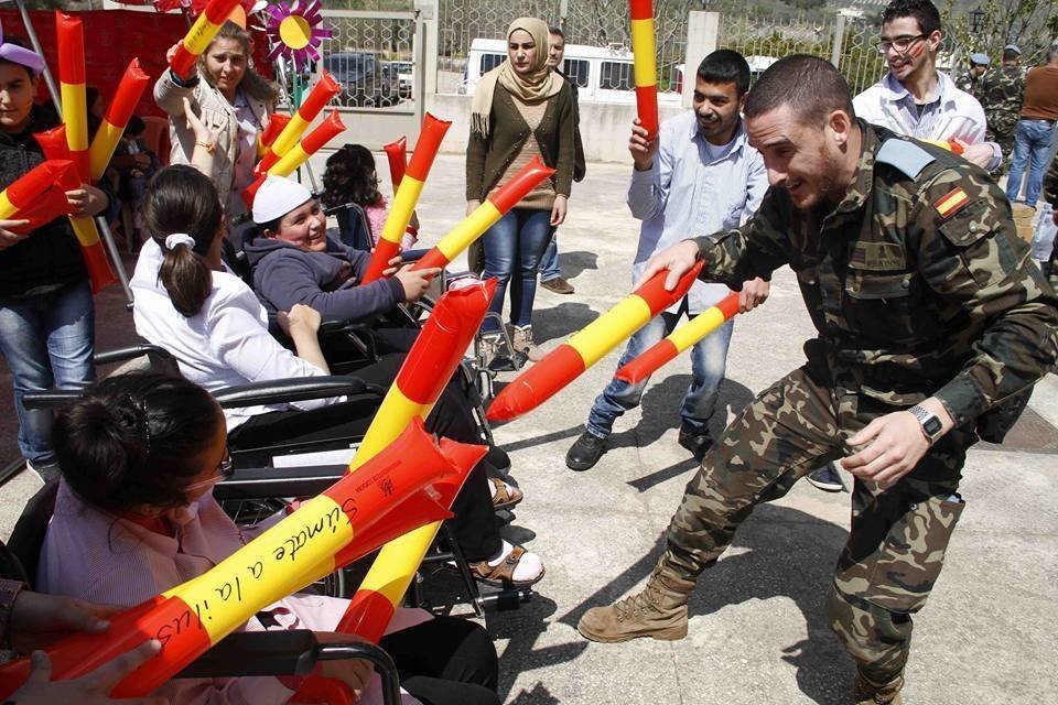 Soldados españoles en Líbano